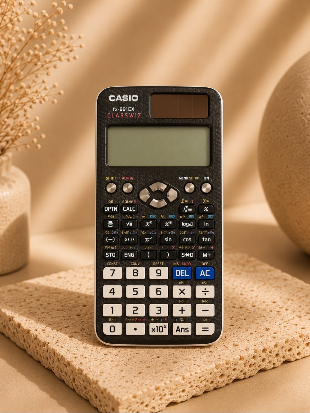 Casio fx-991EX CLASSWIZ Scientific Calculator - Black with White Keys